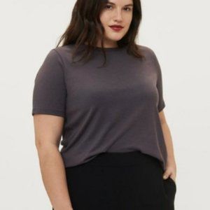 Universal Standard Tee Rex - Slate - M/18-20 Plus